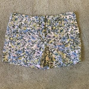 Loft floral shorts size 00